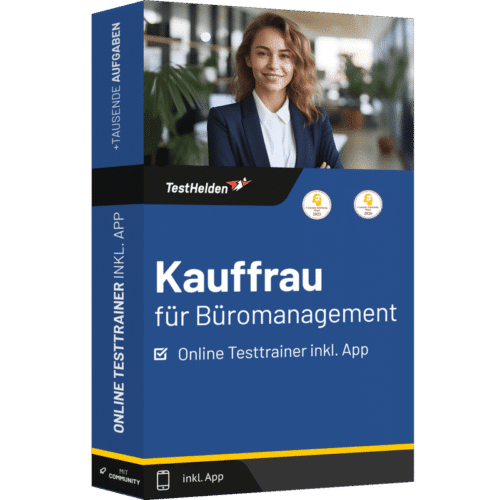 Bürokaufmann / Bürokauffrau / Kaufleute für Büromanagement Einstellungstest 2026 üben - Online-Testtrainer