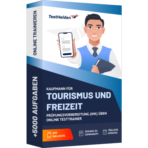 Kaufmann fuer Tourismus und Freizeit Pruefungsvorbereitung IHK ueben Online Testtrainer cover print