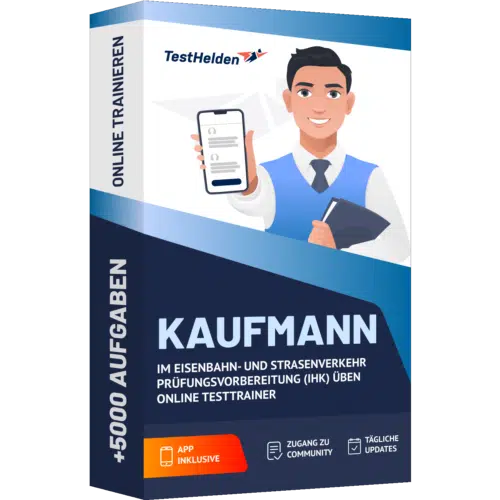 Kaufmann / Kauffrau im Eisenbahn- und Straßenverkehr Prüfungsvorbereitung (IHK) 2025 üben - Online Testtrainer