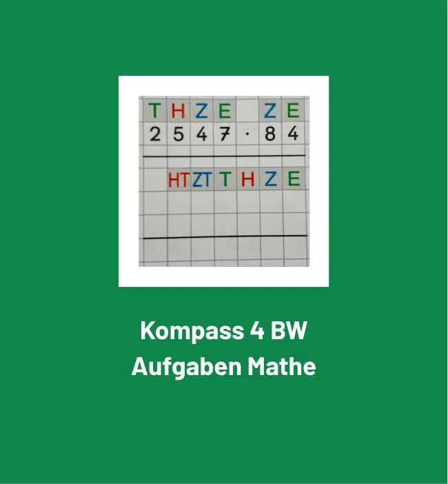 Kompass 4 BW Aufgaben Mathe