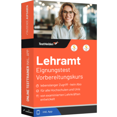 Lehramt Eignungstest 2026 üben - Online Testtrainer