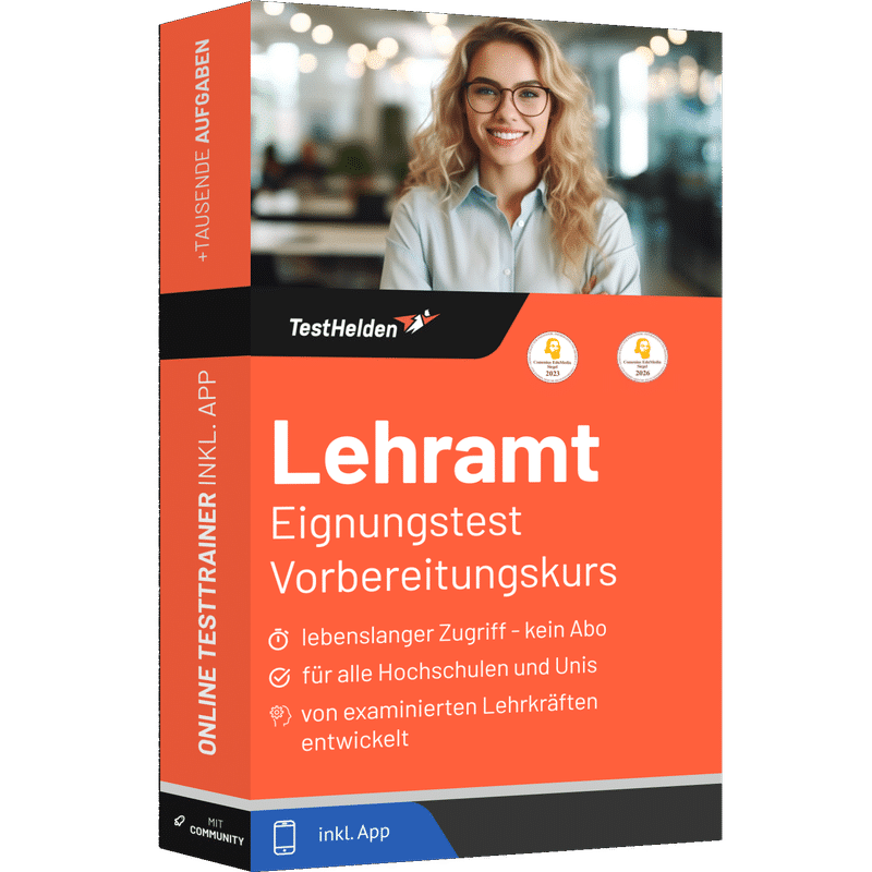 Lehramt Eignungstest 2026 üben - Online Testtrainer 1 Lehramt Eignungstest 2026 üben - Online Testtrainer