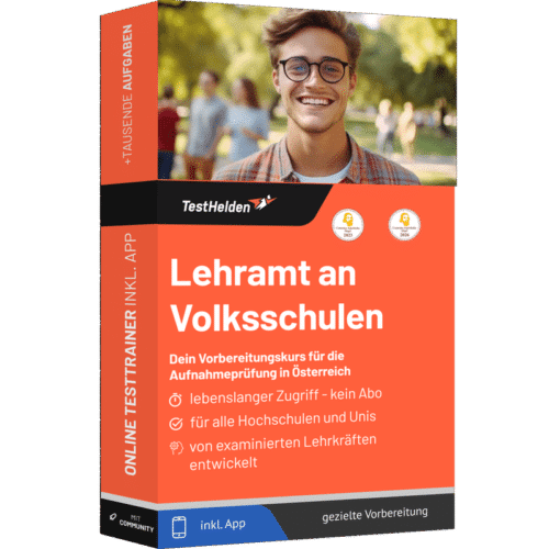 Lehramt an Volksschulen Aufnahmeprüfung Vorbereitung (Österreich) 2026 - Online Testtrainer