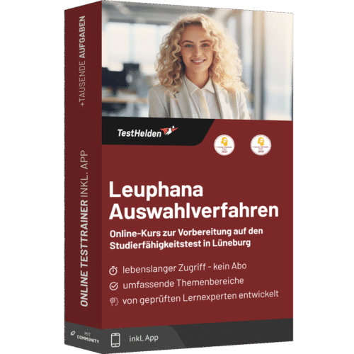Leuphana Auswahlverfahren (Studierfähigkeitstest in Lüneburg) 2026 üben - Online Testtrainer