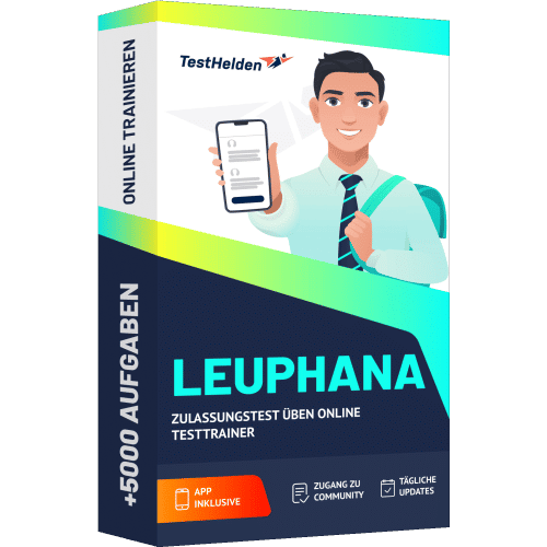 Leuphana Zulassungstest ueben Online Testtrainer cover print