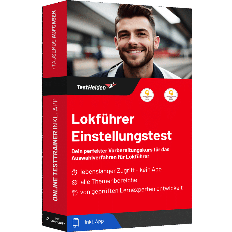 Lokführer Einstellungstest 2026 üben - Online Testtrainer 1 Lokführer Einstellungstest 2026 üben - Online Testtrainer