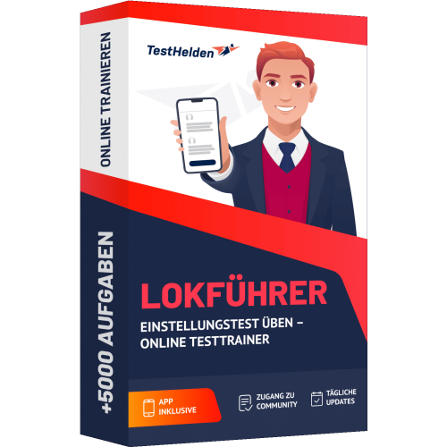 Lokfuehrer Einstellungstest ueben – Online Testtrainer cover print