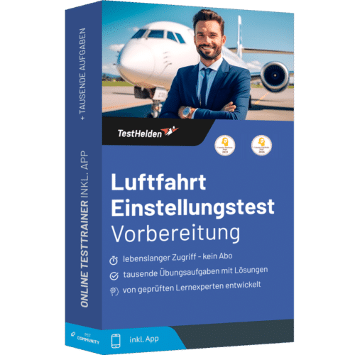 Luftfahrt Einstellungstest 2026 üben - Online Testtrainer