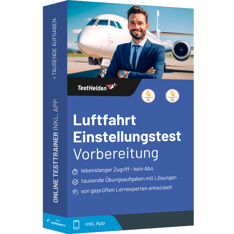Luftfahrt Einstellungstest 2026 üben - Online Testtrainer 1 Luftfahrt Einstellungstest 2026 üben - Online Testtrainer