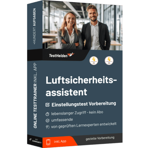 Luftsicherheitsassistent Einstellungstest 2026 üben - Online-Testtrainer