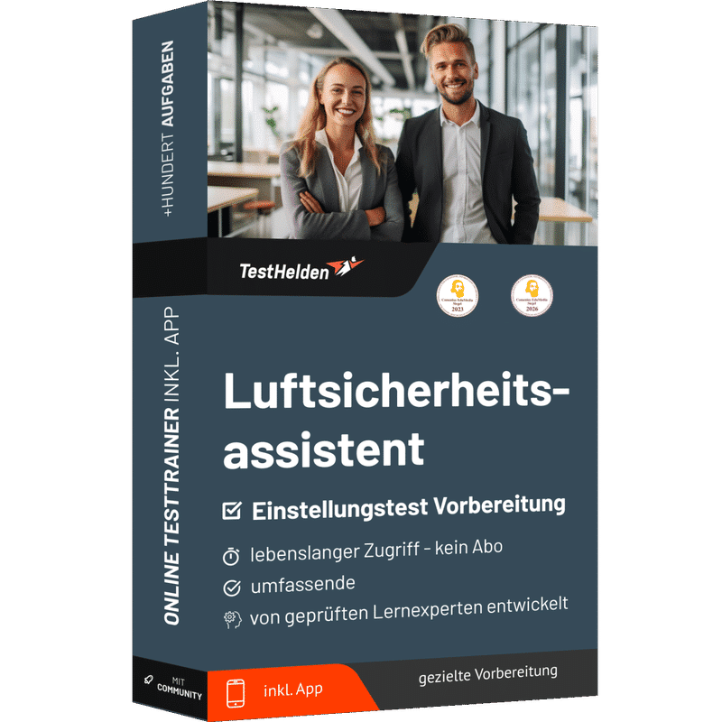 Luftsicherheitsassistent Einstellungstest 2026 üben - Online-Testtrainer 1 Luftsicherheitsassistent Einstellungstest 2026 üben - Online-Testtrainer