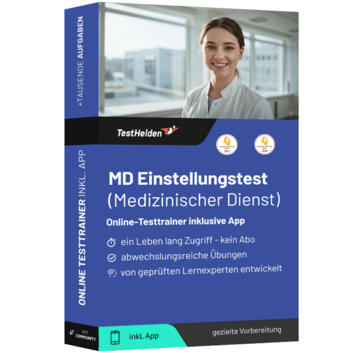 MD Einstellungstest 2026 üben - Online Testtrainer
