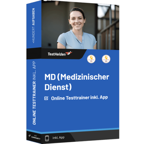 MDK Einstellungstest 2026 üben - Online Testtrainer
