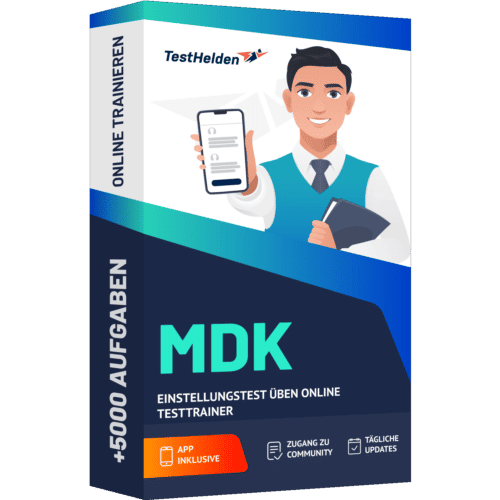 MDK Einstellungstest ueben Online Testtrainer cover print