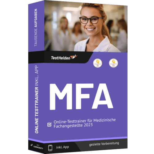 MFA (Medizinische Fachangestellte) Einstellungstest Online-Testtrainer 2026