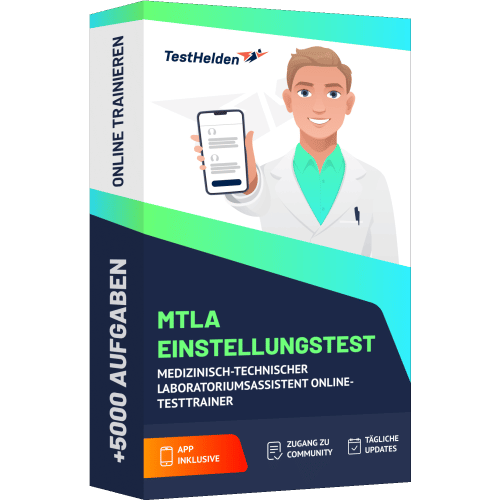 MTLA Einstellungstest Medizinischtechnischer Laboratoriumsassistent OnlineTesttrainer cover print