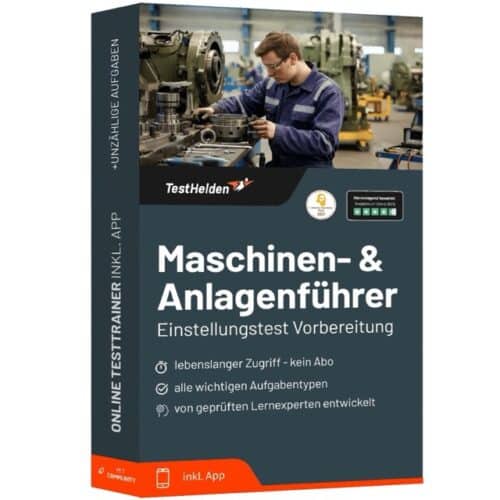 Maschinen- und Anlagenführer Einstellungstest