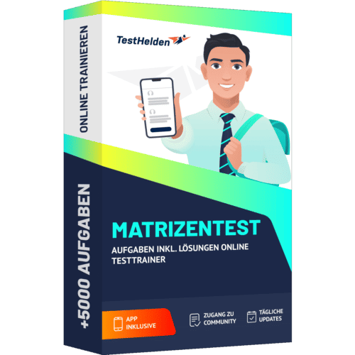 Matrizentest Aufgaben inkl. Loesungen Online Testtrainer cover print