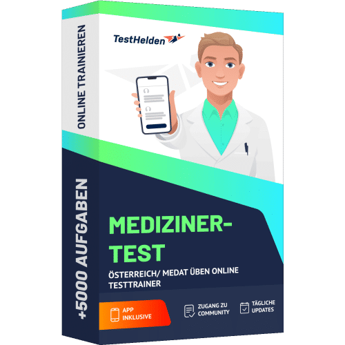 Medizinertest Oesterreich MedAT ueben Online Testtrainer cover print