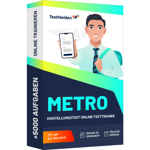 Metro Einstellungstest OnlineTesttrainer cover print