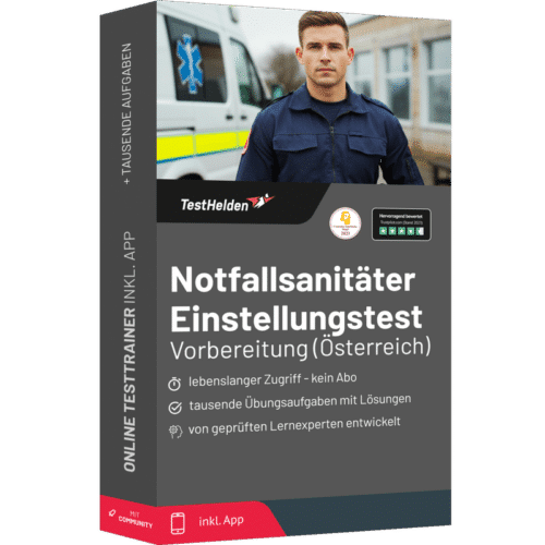 Notfallsanitäter Einstellungstest Vorbereitung Österreich