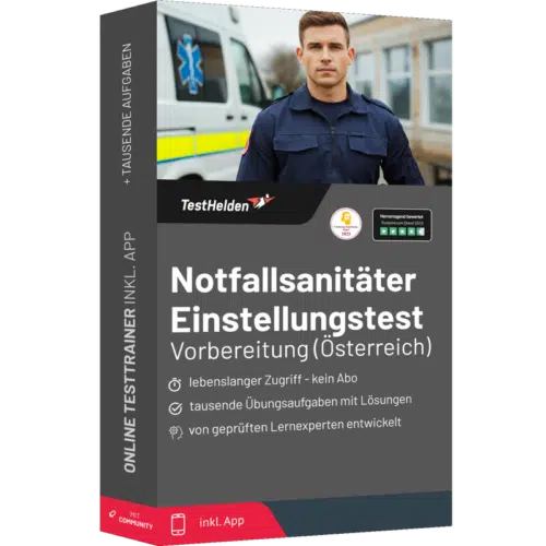 Notfallsanitäter Einstellungstest Vorbereitung Österreich