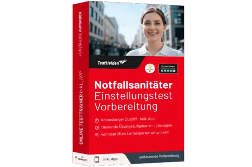 Notfallsanitäter Einstellungstest 2025 üben - Online Testtrainer