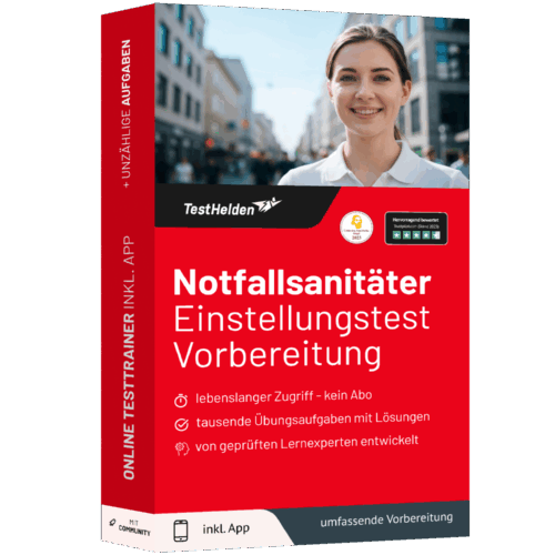 Notfallsanitäter Einstellungstest 2026 üben - Online Testtrainer