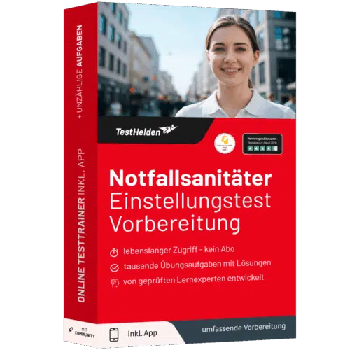 Notfallsanitäter Einstellungstest 2025 üben - Online Testtrainer