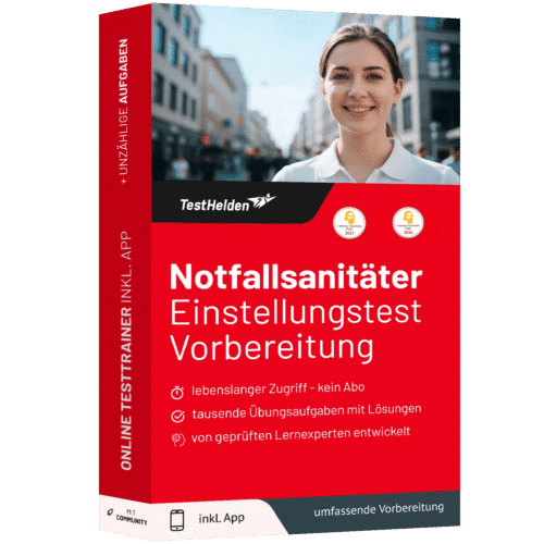 Notfallsanitäter Einstellungstest 2026 üben - Online Testtrainer