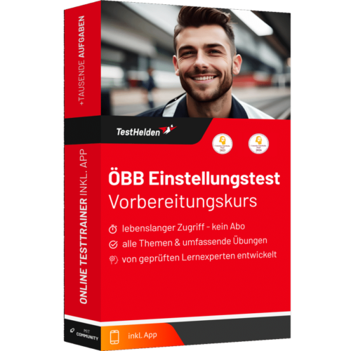 ÖBB Einstellungstest üben: Österreichische Bundesbahnen Aufnahmetest Vorbereitung