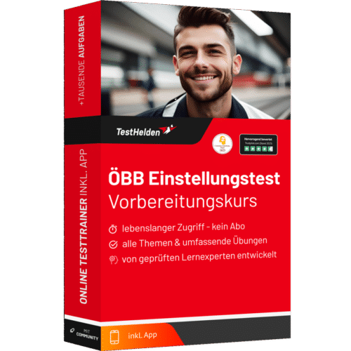 ÖBB Einstellungstest üben – Österreichische Bundesbahnen Aufnahmetest Vorbereitung – Online Testtrainer