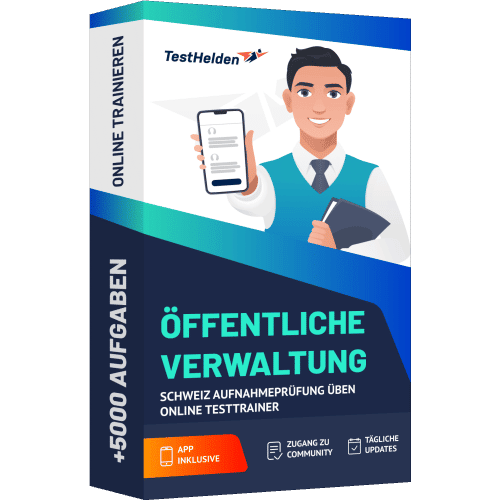 Oeffentliche Verwaltung Schweiz Aufnahmepruefung ueben Online Testtrainer cover print