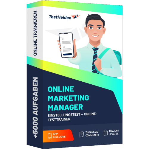 Online Marketing Manager Einstellungstest – Online Testtrainer cover print