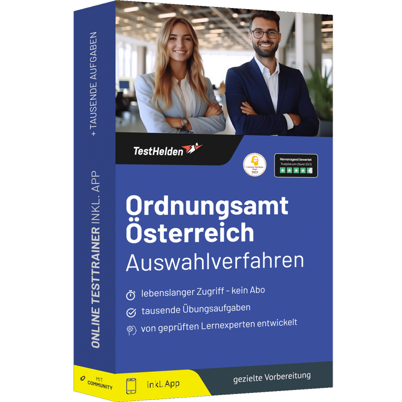 Ordnungsamt Österreich Auswahlverfahren 2026 vorbereiten - Online-Testtrainer 1 Ordnungsamt Österreich Auswahlverfahren