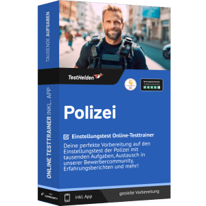 Jetzt Polizei Einstellungstest 2024 üben - Online Vorbereitung