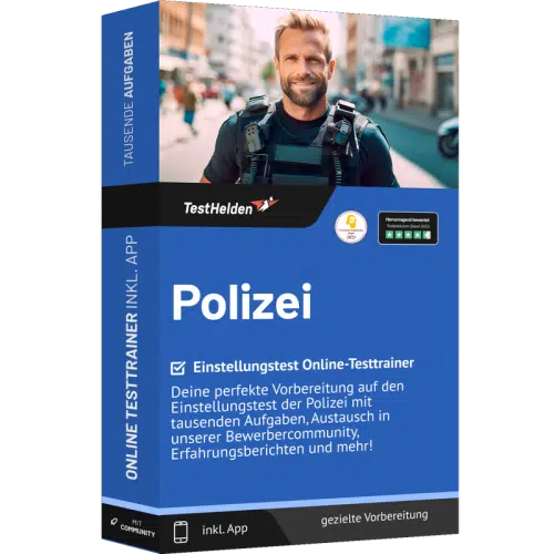 Polizei Einstellungstest 2023 üben - Online Testtrainer