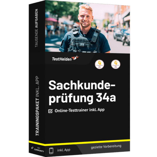 Sachkundeprüfung 34a 2026 üben - Online Testtrainer