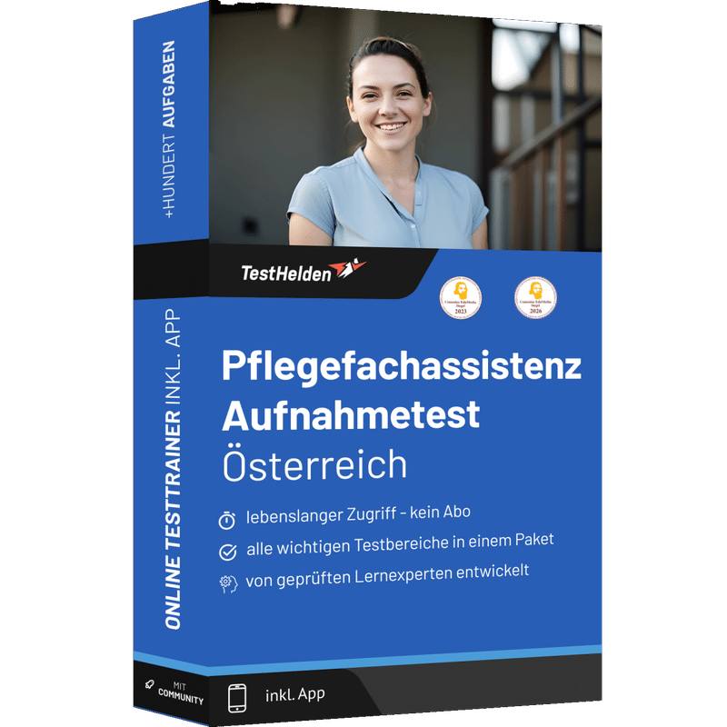 Pflegefachassistenz Einstellungstest Österreich 2026 üben - Online Testtrainer 1 Pflegefachassistenz Einstellungstest Österreich 2026 üben - Online Testtrainer