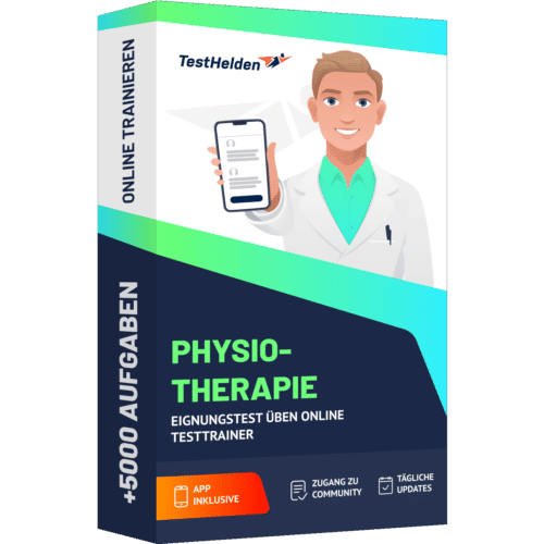 Physiotherapie Eignungstest ueben Online Testtrainer cover print