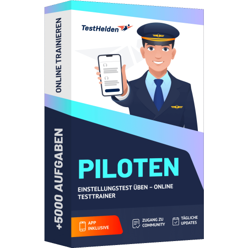 Piloten Einstellungstest ueben – Online Testtrainer cover print