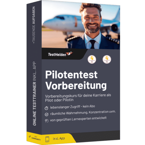 Pilotentest Vorbereitung: Piloten Eignungstest 2026 üben - Online Testtrainer