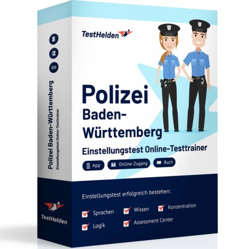 Polizei Baden Württemberg Einstellungstest Online Testtrainer TestHelden