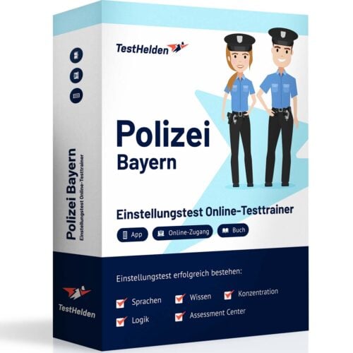 Polizei Bayern Einstellungstest Online Testtrainer TestHelden