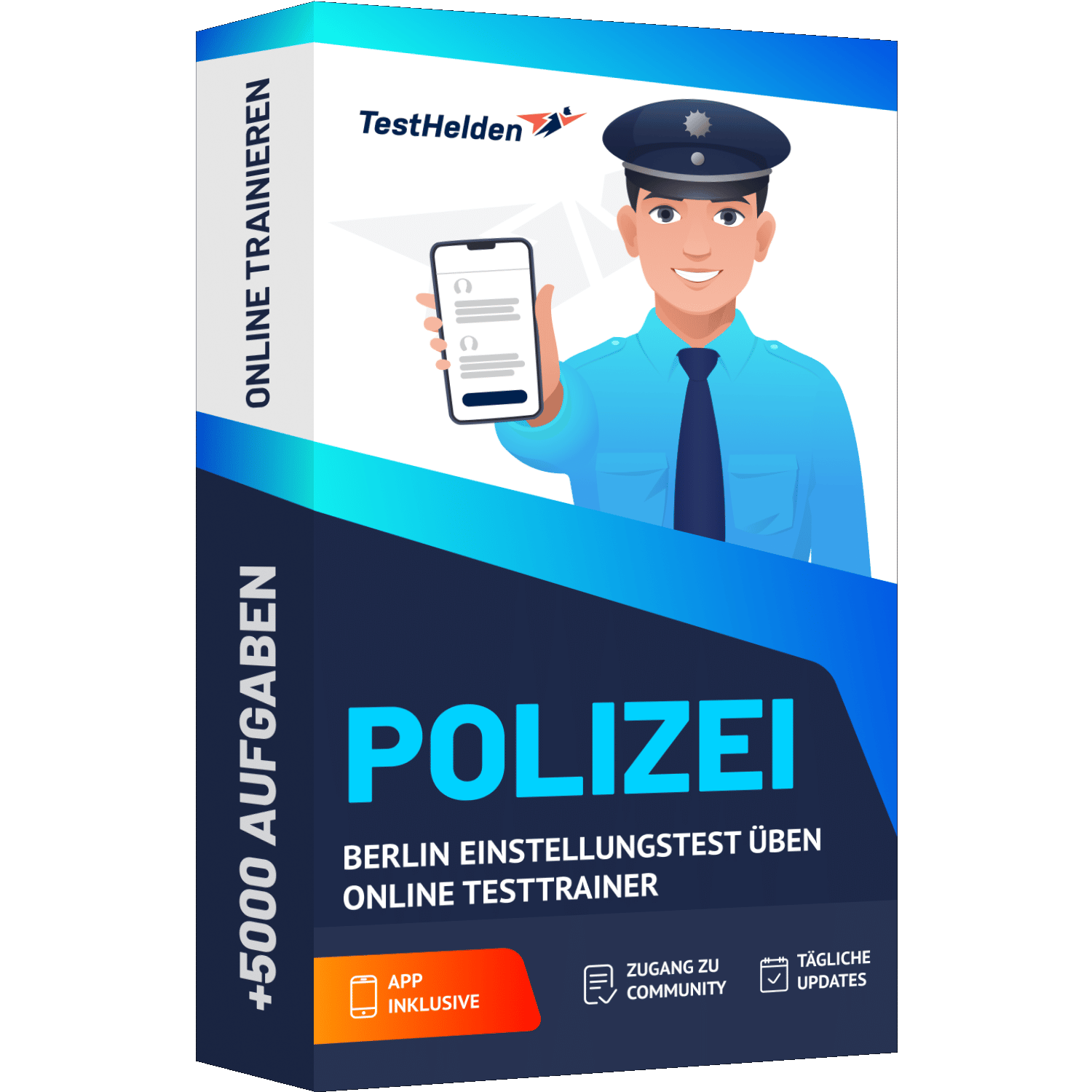 Polizei Berlin Einstellungstest 2023 Bestehen Online-Testtrainer