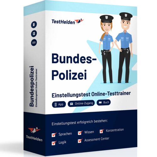 Polizei Bundespolizei Einstellungstest Online Testtrainer TestHelden