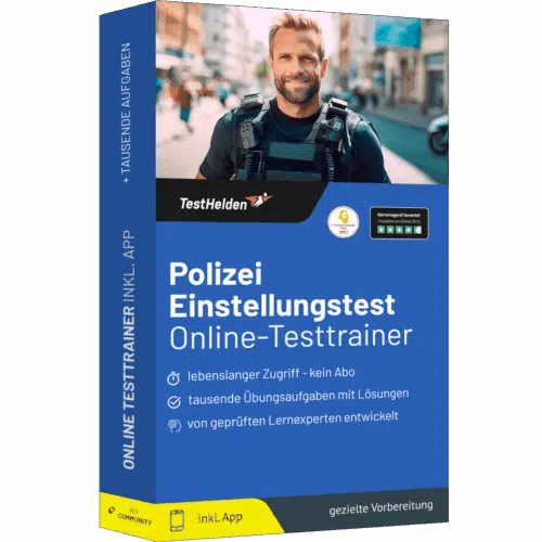 Polizei Einstellungstest 2025 üben - Online Testtrainer