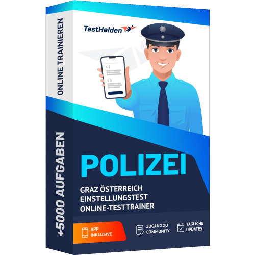 Polizei Graz Oesterreich Einstellungstest Online Testtrainer cover print