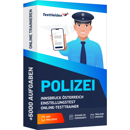 Polizei Innsbruck Oesterreich Einstellungstest Online Testtrainer cover print