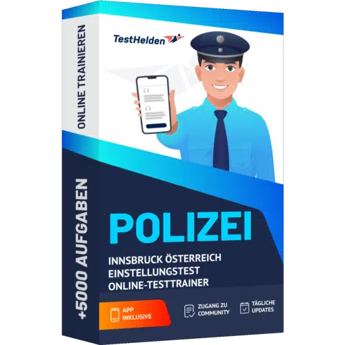 Polizei Innsbruck Aufnahmetest üben 2025 – Online-Testtrainer